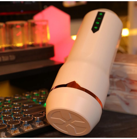 MizzZee - Cangyue Sucking Vibrating Moaning Masturbator Cup (Chargeable - White) MizzZee - Cangyue Sucking Vibrating Moaning Masturbator Cup (Chargeable - White)